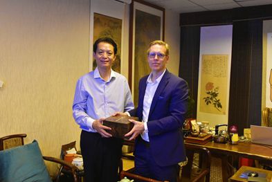 哈格大学Klaus Lüttjohann先生到访富有国际教育