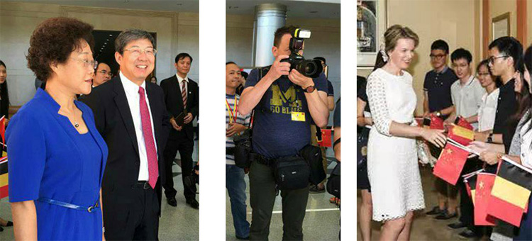 深圳大学欢迎比利时王后玛蒂尔德陛下到来